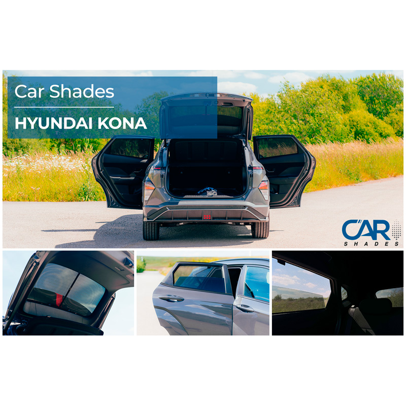 Set Car Shades  Hyundai Kona II 2024- (6-pieces)