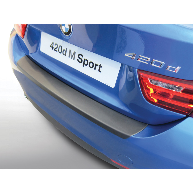 ABS Rear bumper protector  BMW 4-Series F32 Coupe 7/2013-9/2020 'M-Sport' incl. M4 Black