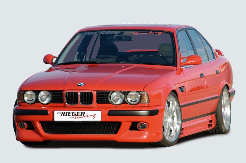 Zijskirts BMW E34 met 2 schacht en 2 uitsnedes Rieger