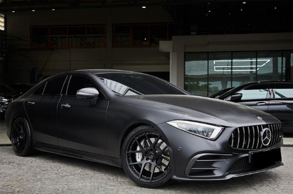 Grill Mercedes CLS C257 Panamericana GTR Design Zwart/Chroom
