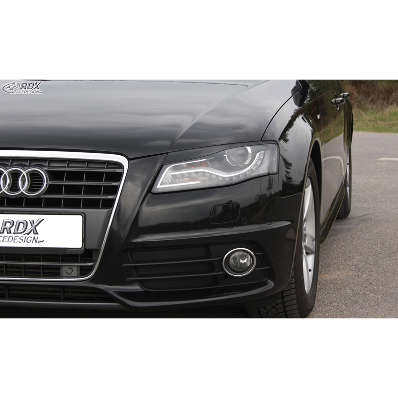 Koplampspoilers  Audi A4 B8 2008-2012 (ABS)