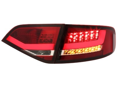 Achterlichten Audi A4 B8 07-11 Limousine Led Rood