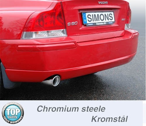 Simons Uitlaatsysteem af kat. Volvo S60 2000>