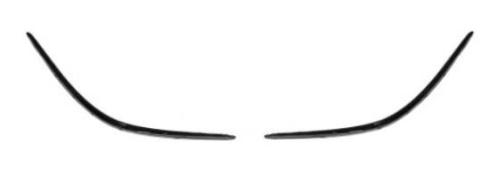 voorbumperlijst, chroom, links Mercedes S klasse, W220, 1998-200