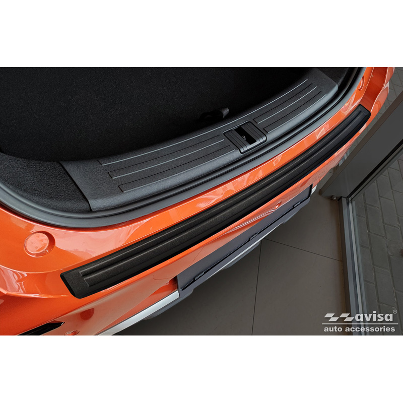 Matzwart RVS Achterbumperprotector  MG ZS FL 2019-2024 'Lines'