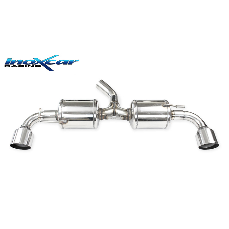 100% Inox Double Sport Exhaust  Toyota GR Yaris 1.6 (261HP) 2020- Ø65mm Left/Right 100mm Racing