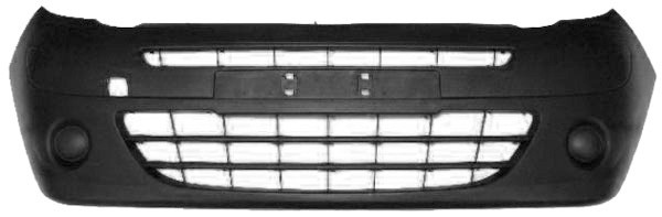 VoorBumper KANGOO, 08->> ZWART