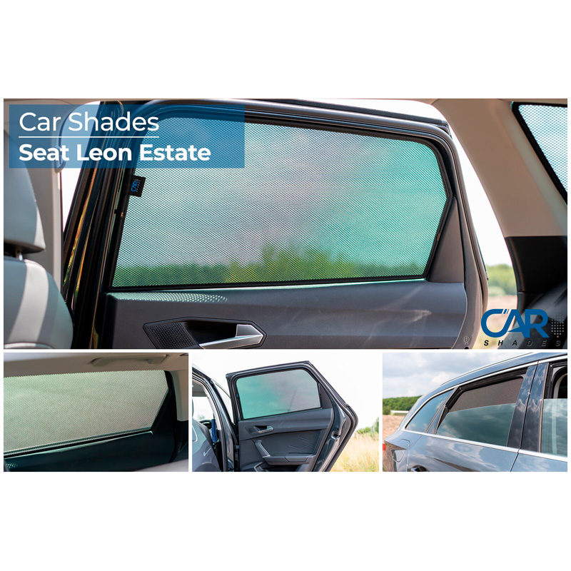 Set Car Shades (rear side doors)  Seat Leon IV ST Sportstourer 2020- (2-pieces)