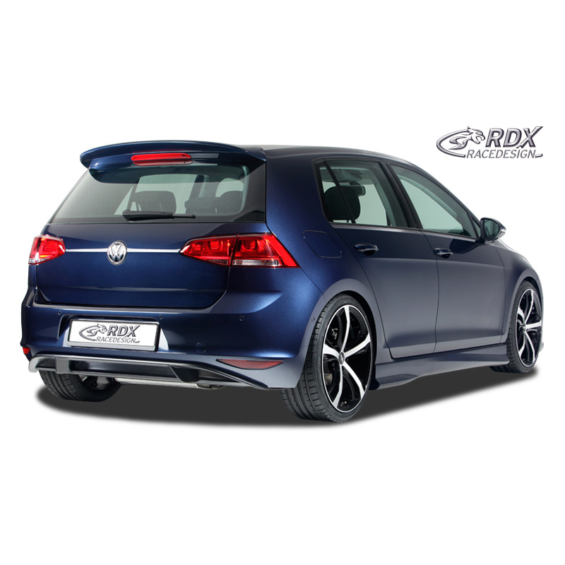 Rear bumper skirt 'Diffusor'  Volkswagen Golf VII HB 3/5-doors 2012- excl. GTi/GTD (PUR)