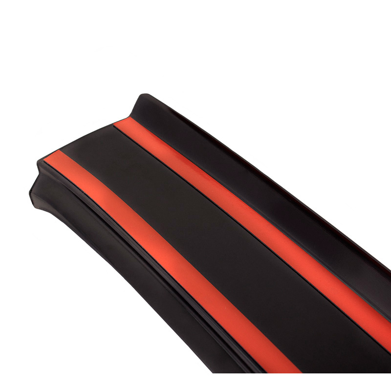ABS Achterbumper beschermlijst  Volkswagen Caddy/Maxi 2015-2020 'Ribs' Glanzend zwart
