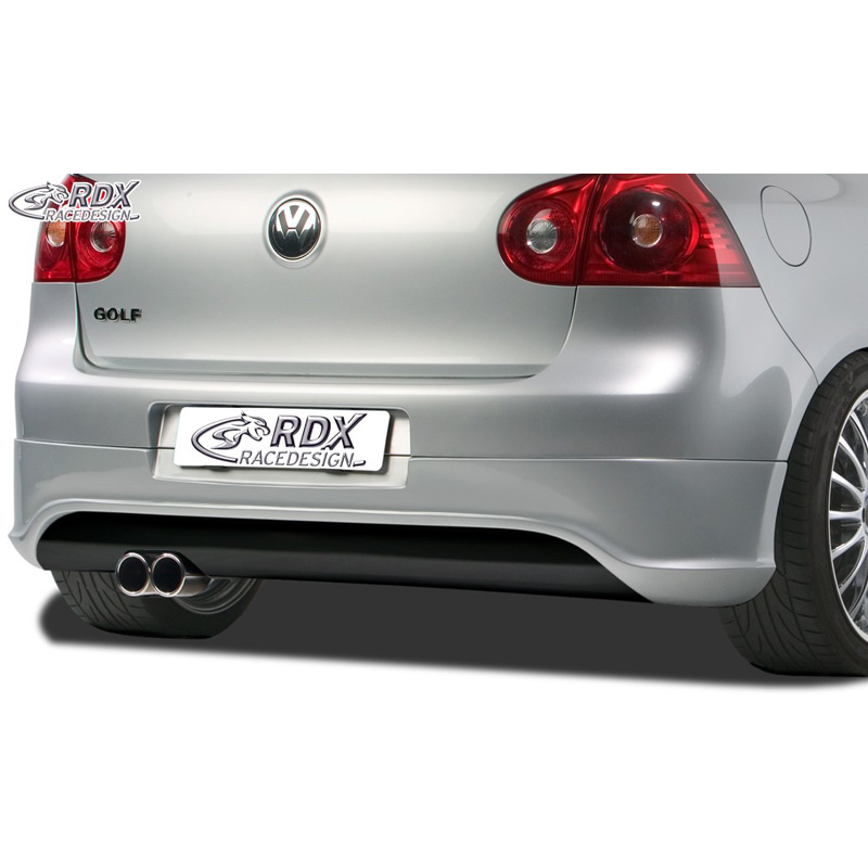Rear bumper skirt  Volkswagen Golf V R32 Hatchback 3/5-doors 2003-2008 (exhaust left) excl. Variant/Plus (ABS)