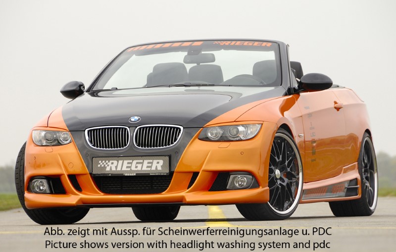 Voorbumper BMW E92 Coupe zonder pdc Rieger