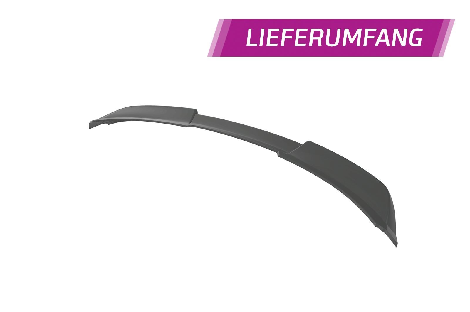 Spoiler Audi Q3 S-Line F3 CSR Glans Zwart