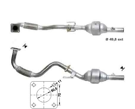 Seat IBIZA 1.4i 16V 1390 cc 55 Kw / 75 cv APE Magnaflow CAT Bouw