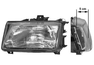 koplamp, H4, links, 07/1996-Seat Ibiza/Cordoba, 1993-1999