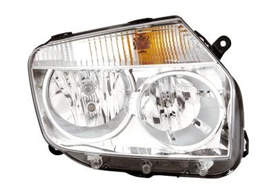 DUBBELE KOPLAMP VOOR Links H7+H1 DACIA DUSTER 10+