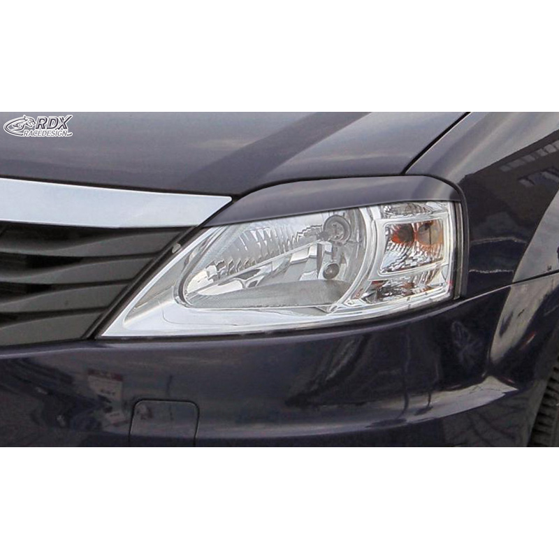 Koplampspoilers  Dacia Logan 2008-2013 (ABS)