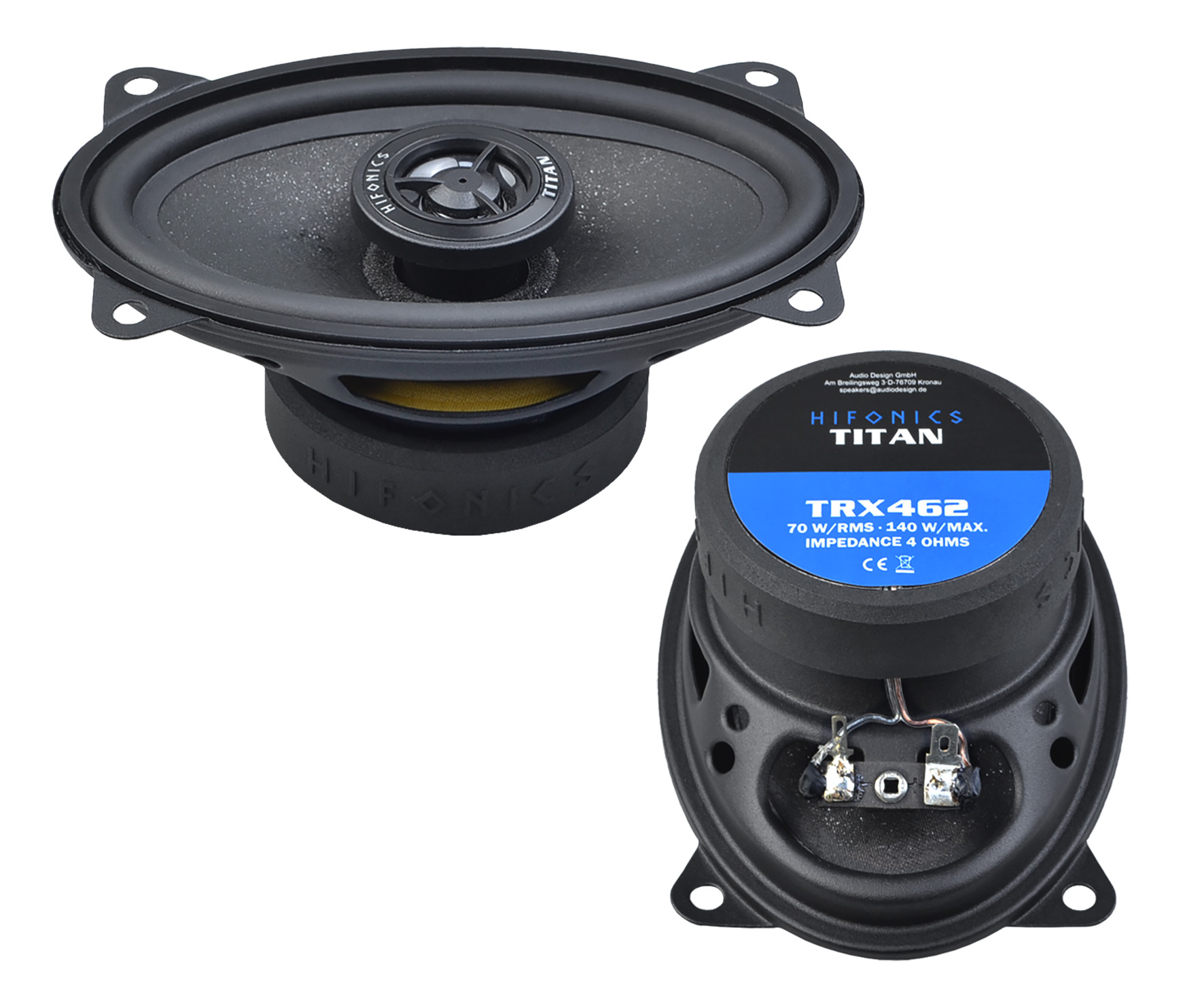 Hifonics Titan TRX462 2-weg 4x6 luidspreker