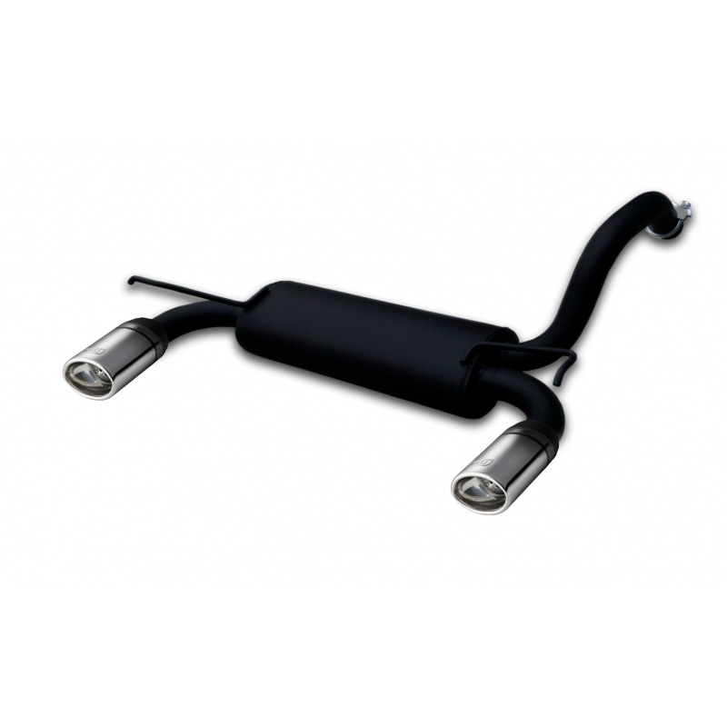 Double sport exhaust  Toyota Aygo II 1.0 51kW 2014- 95x65mm