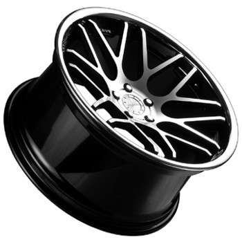 VERTINI MAGIC CONCAVE INOX BLACK MACHINED FACE 10x20 5x112