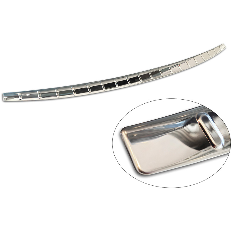 Avisa Chrome Stainless Steel Rear bumper protector  Audi Q5 (GUB) 2025- 'Ribs'