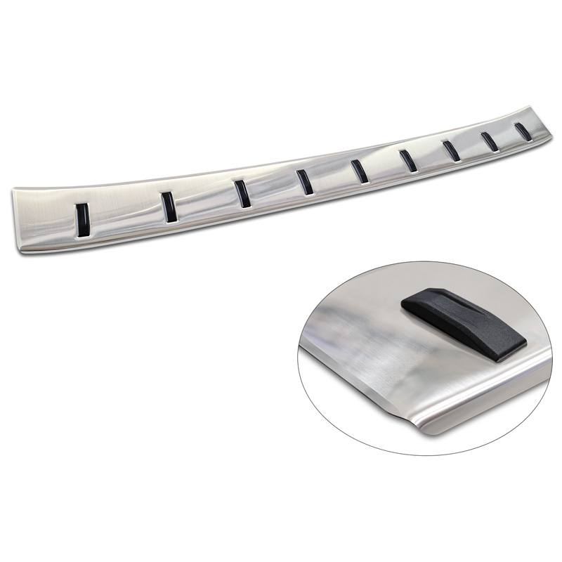 Stainless Steel Rear bumper protector  Volkswagen ID.Buzz + Cargo 2022- 'STRONG EDITION'