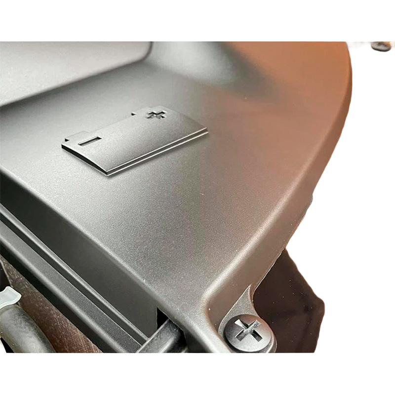 Accu- & Koplampcovers  Volkswagen Transporter T5.1 2010-2015 - Matzwart