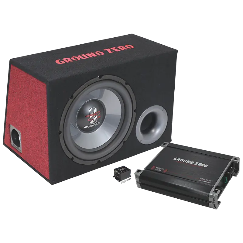 Ground Zero GZ BASS KIT 12.300X-II – Subwoofer, Versterker & Kabelset