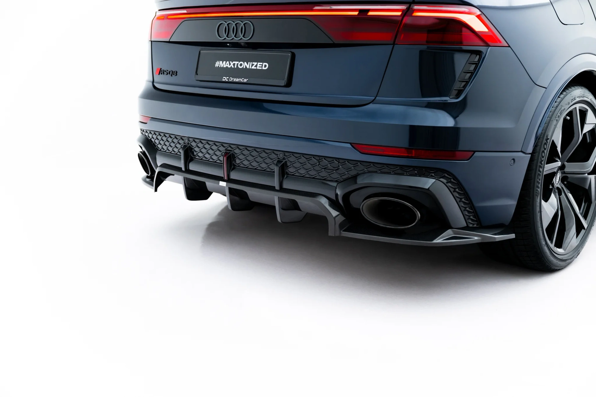 Diffuser Audi RSQ8 Mk1 Facelift – Maxton Prepreg Carbon Fiber Rear Splitter