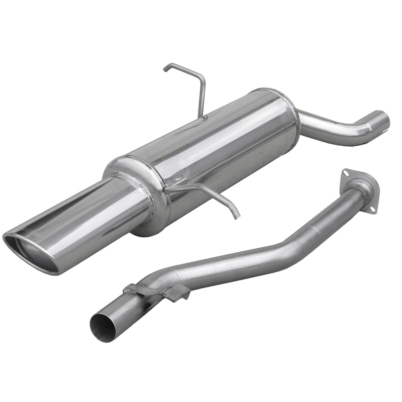 100% Inox Sport Exhaust  BMW 3-Series E36 318 Ti Compact 1994-2001 120x80mm