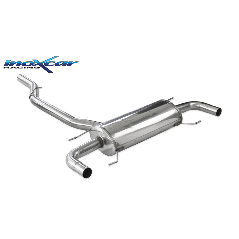 100% Inox Double sport exhaust  Alfa Romeo Guilia 2.0 200hp 2016- (only with Q4 diffuser)