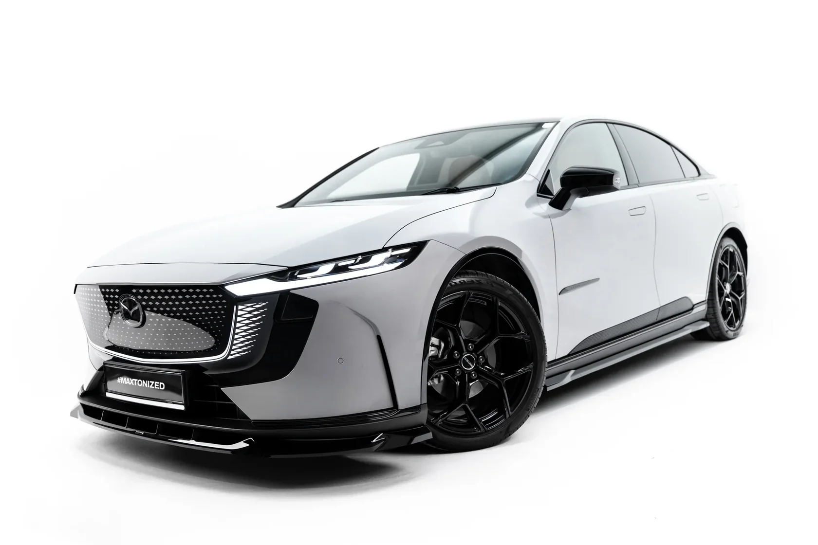 Zijskirts passend voor Mazda 6e Mk1 Glans Zwart – Maxton Design