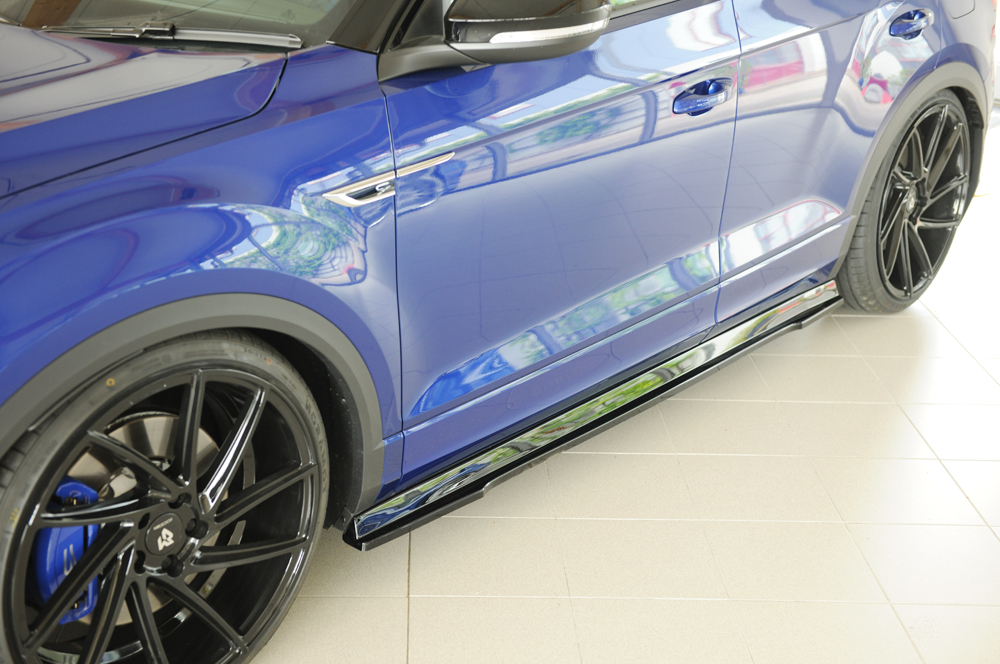 Sideskirts VW T-Roc A1 R/R-line 2022- Rieger Glossy black