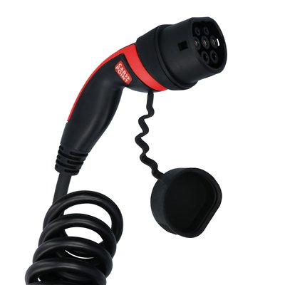 Carpoint Spiraal Laadkabel Elektrische Auto Type2>2 32A 1ph 6 meter