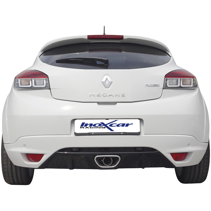 100% Inox Sport Exhaust 'Central'  Renault Megane III RS 2.0T (250HP) 2010- (Ø63,5mm)