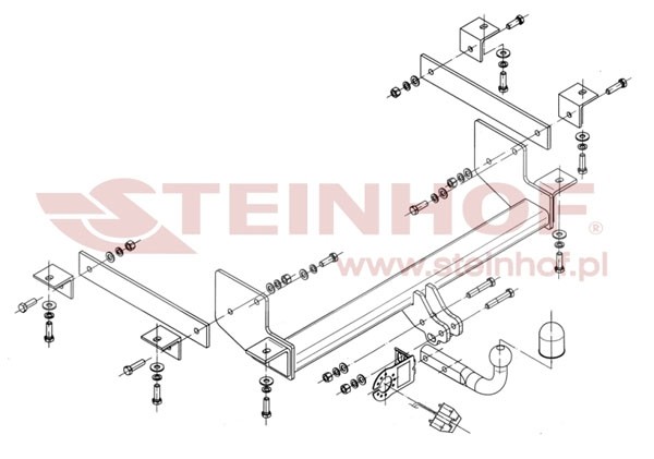 Trekhaak Renault Master Van, Minibus excl. Step (voorwielaandrij