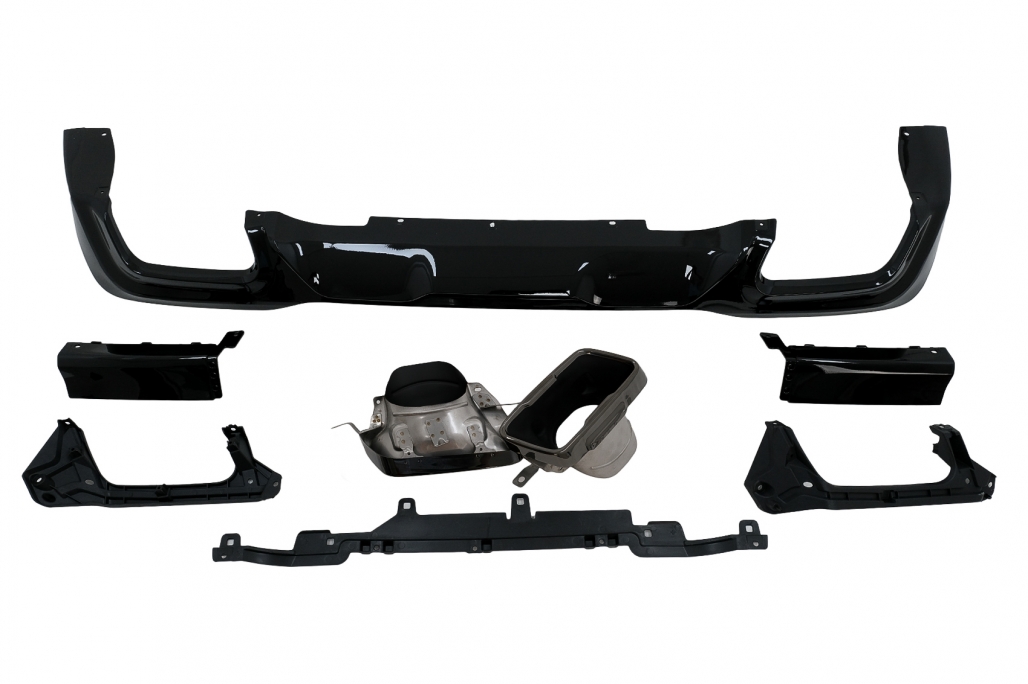 Diffuser M235i Look BMW 2 Serie F44 Gran Coupe Zwart