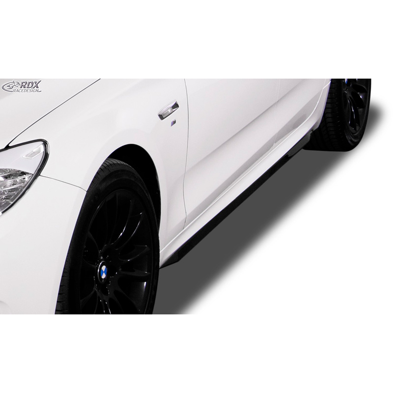 Side skirts 'Slim'  BMW 5-Series F07 GT 2009- (ABS glossy black)