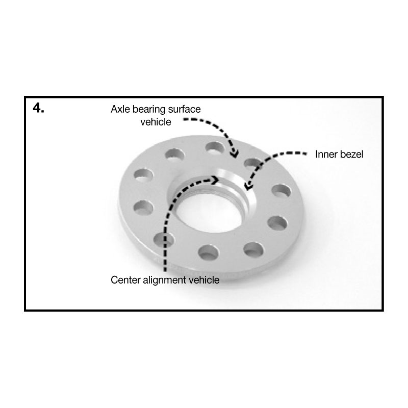 H&R DRS-System Wheelspacers 20mm 5x108 - Hub 63,3mm - Bolt size M12x1,5 -  Ford/Volvo