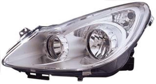 Koplamp rechts CORSA D 06-10 VALEO H7+H1