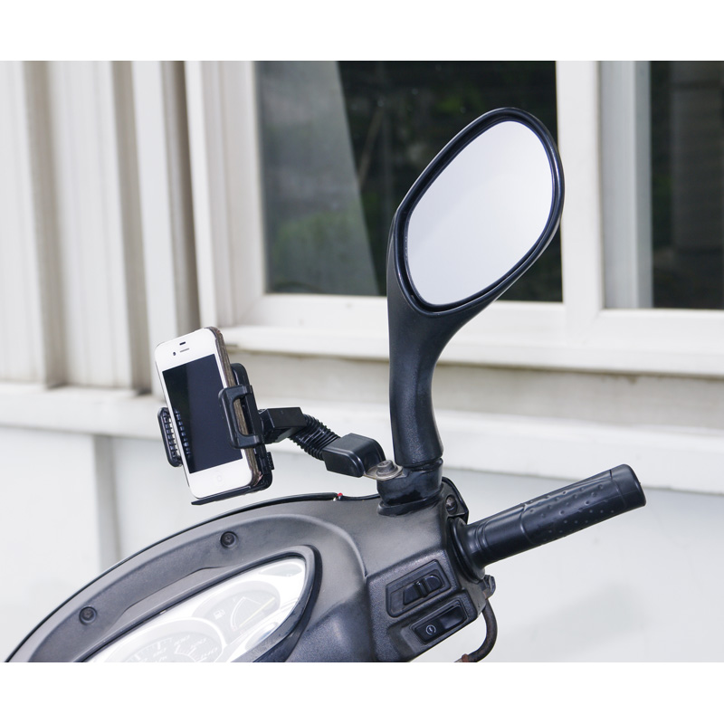 Universal Motorcycle/Bike/Scooter Smartphone Holder 50-100mm