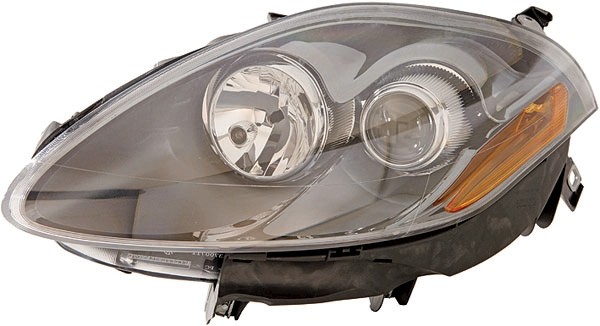 Koplamp rechts BRAVO, 07-07.09 KNIPPERL ORANGE H1/H1 met MOTOR V