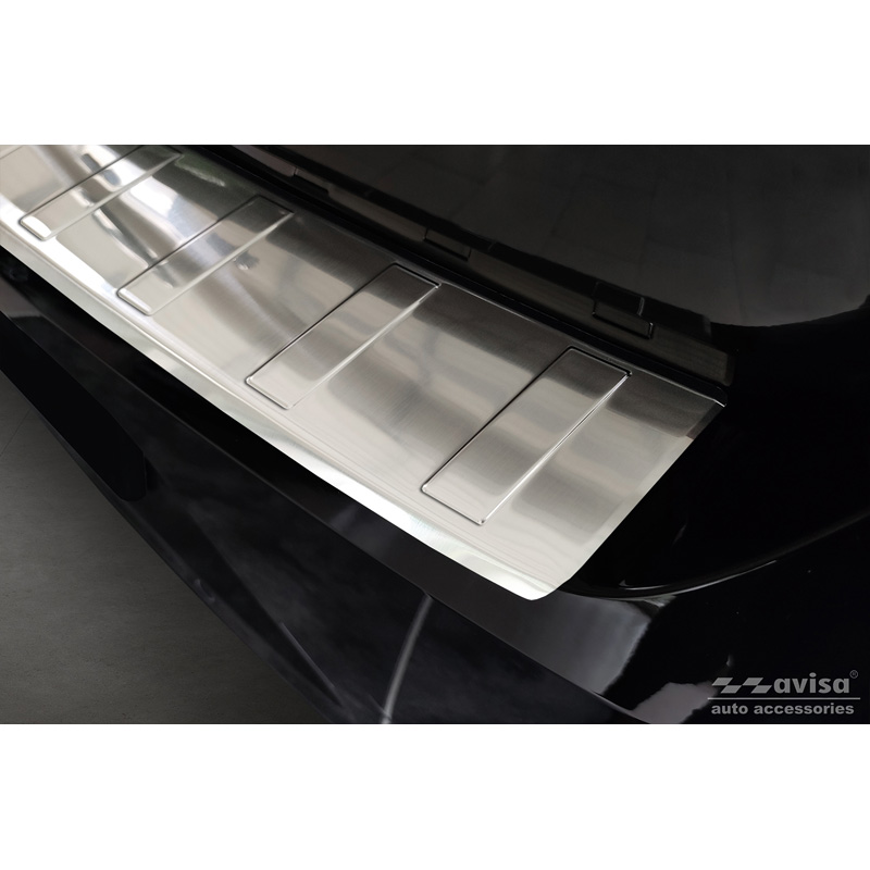 Stainless Steel Rear Bumper protector  Opel Astra L HB 5-doors 2021- 'Ribs'