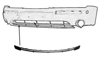 voorbumpergrille, onder,-06/2003 Ford Mondeo, 2000-2007