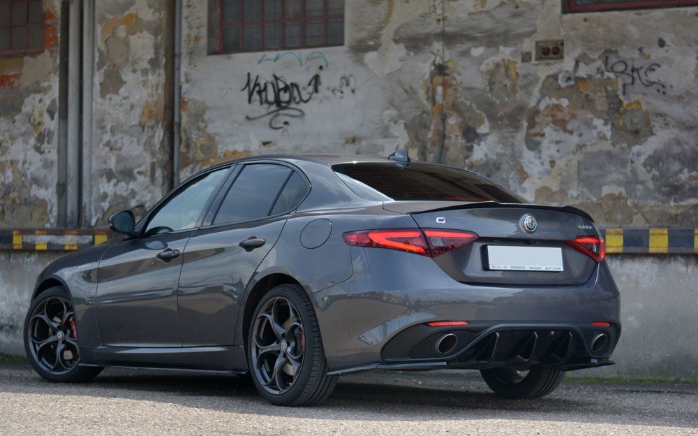Zijdiffusers Alfa Romeo Giulia Veloce Maxton Glans Zwart