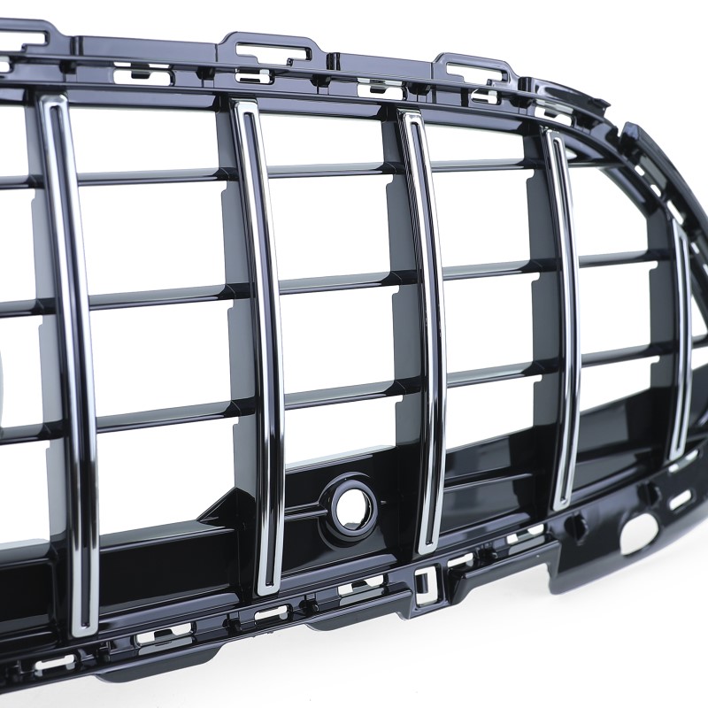 Grill Mercedes C-Class W206 (21-..) GT Look Chroom Zwart