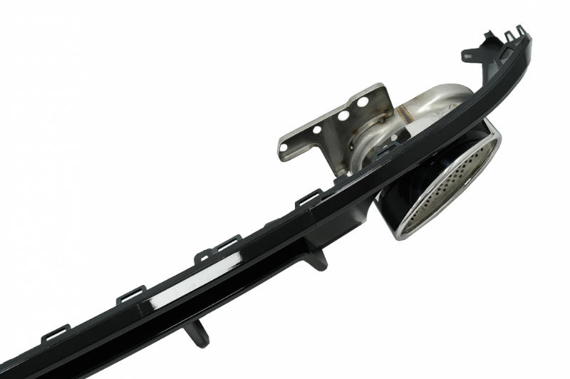 Diffusor Audi A6 S-Line C8 Glanzend Zwart incl. sierstukken