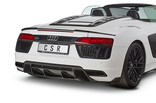 Achterklep Spoiler Audi R8 (4S) Spyder Glans Zwart