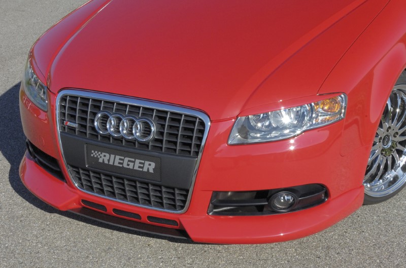 Voorspoiler met 3 extra air-intakes Audi A4 8E B7 11.04 Rieger