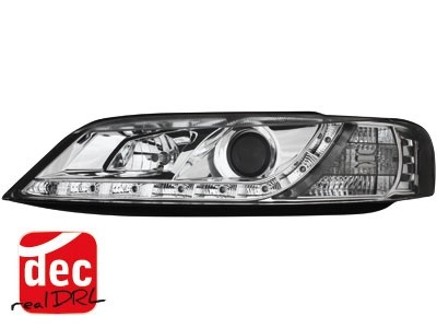Headlights Opel Vectra B 96-98 Devil Eyes Dlite LED Chrome